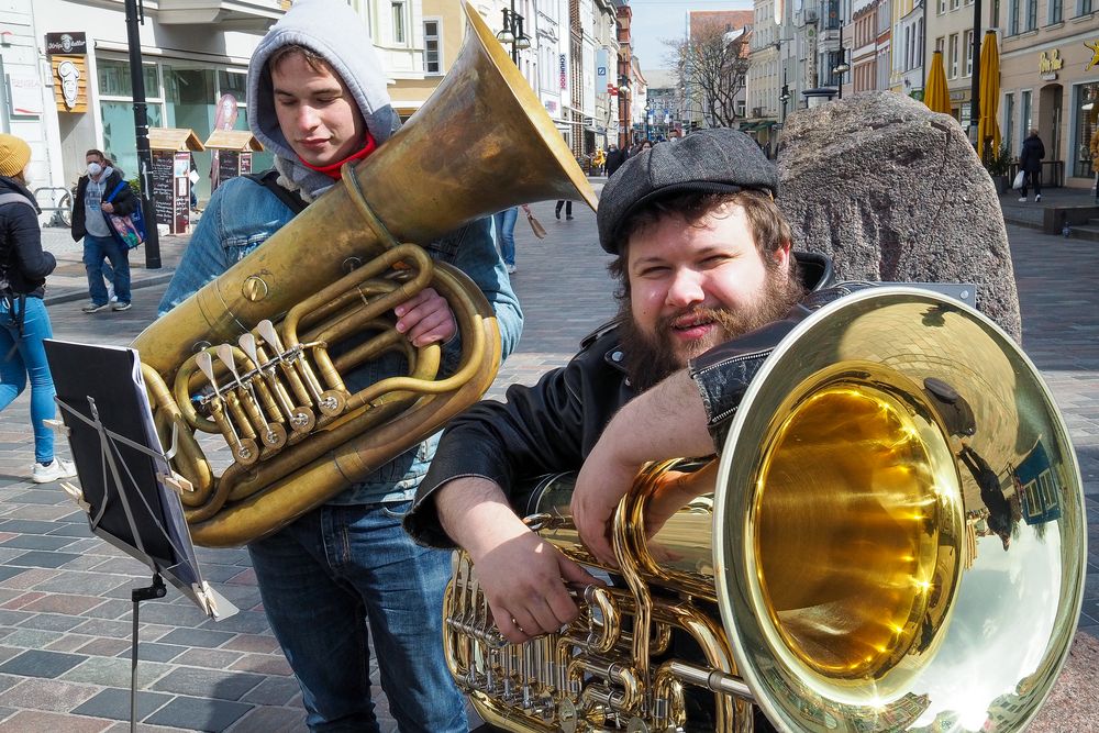 Tuba Musikanten am Rostocker Hof (4)