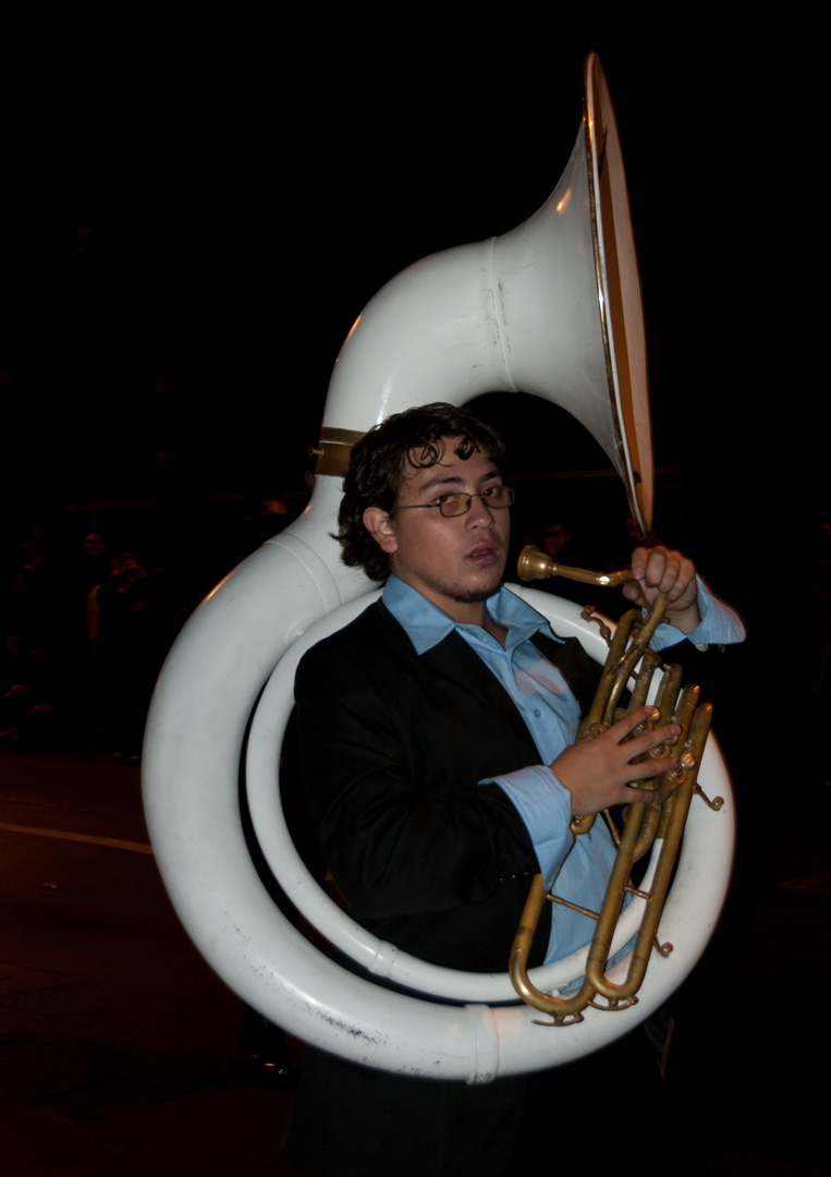 Tuba Spieler