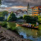 Tübingen - Am frühen Abend im September - Neckar