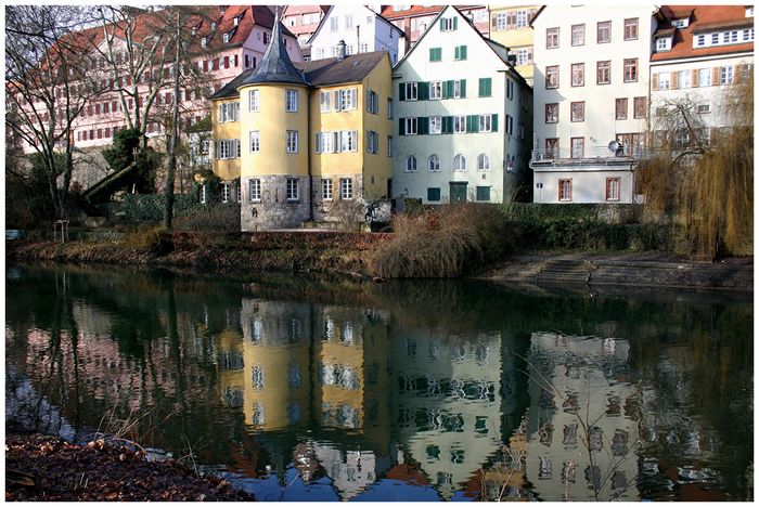 Tübingen am Neckar im Januar 2005 - 1