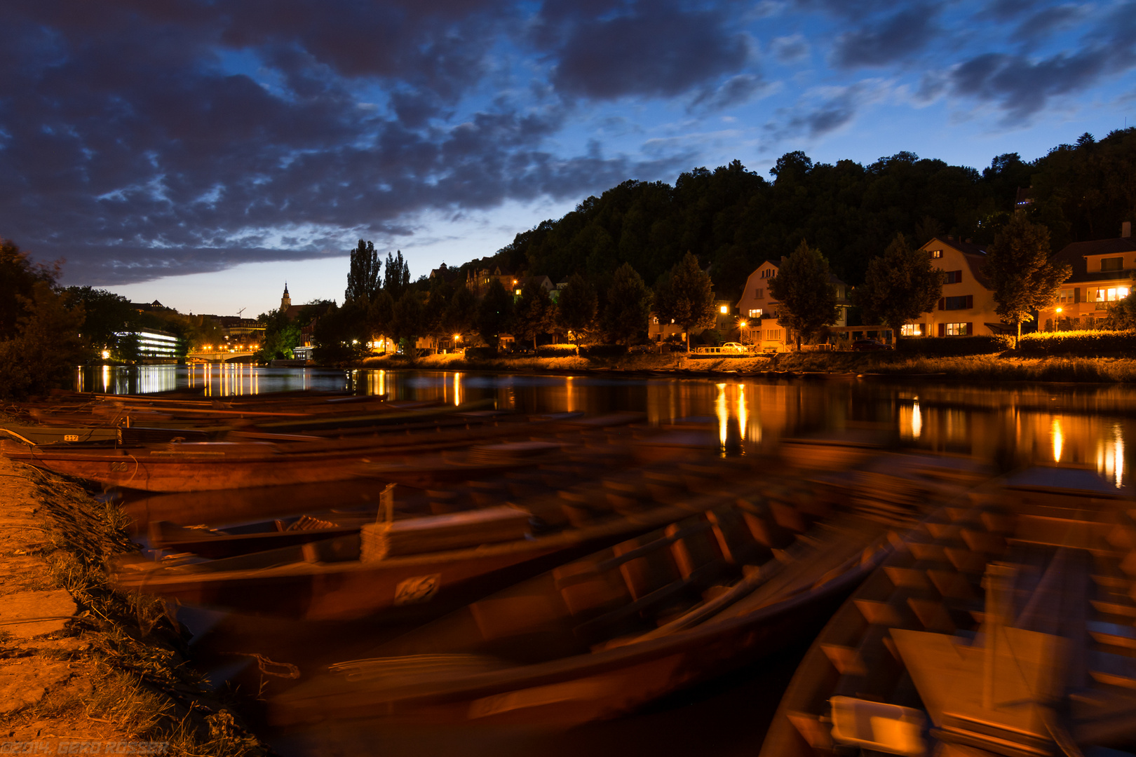 Tübingen bei Nacht