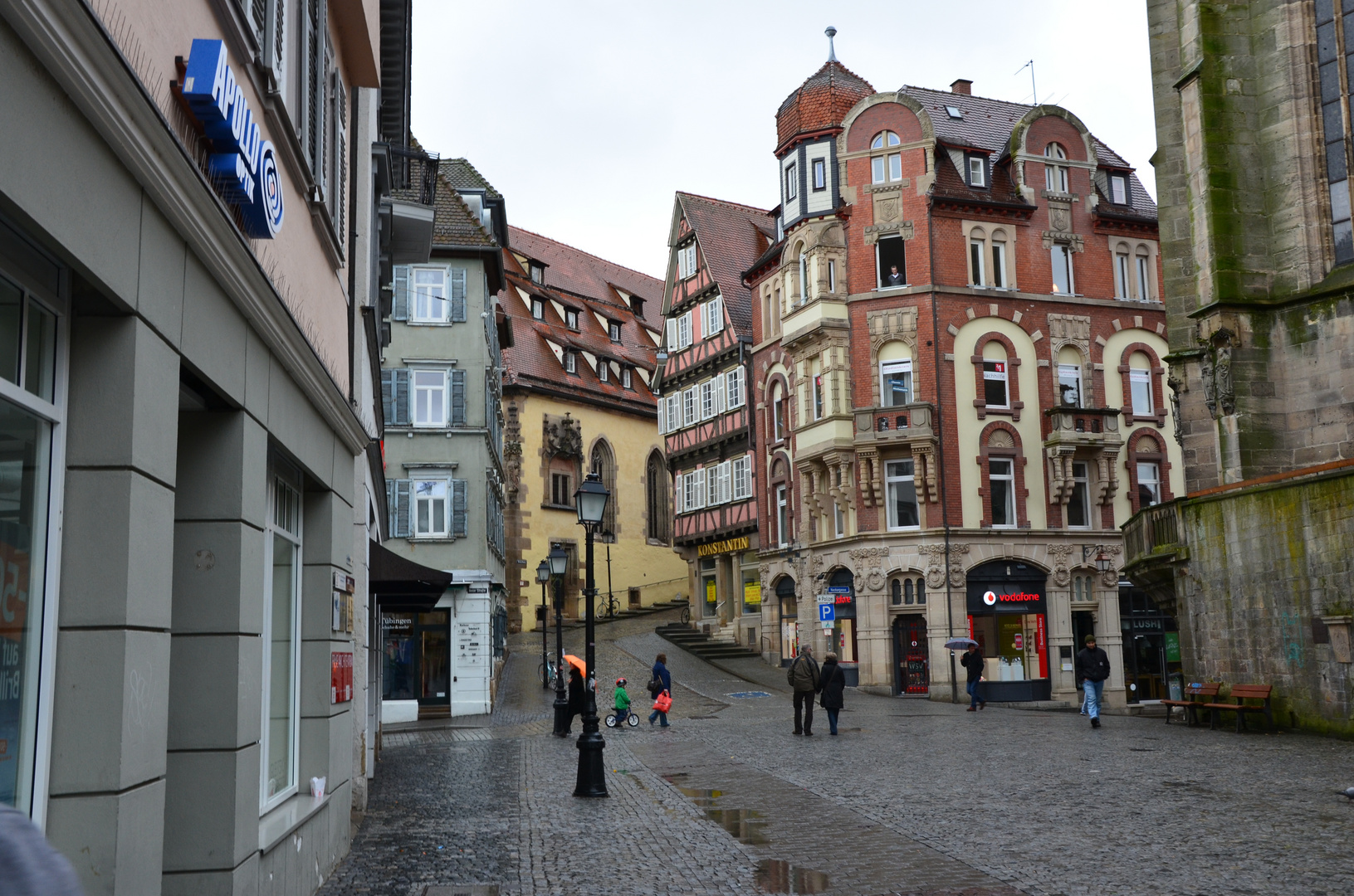 Tübingen bei Regen