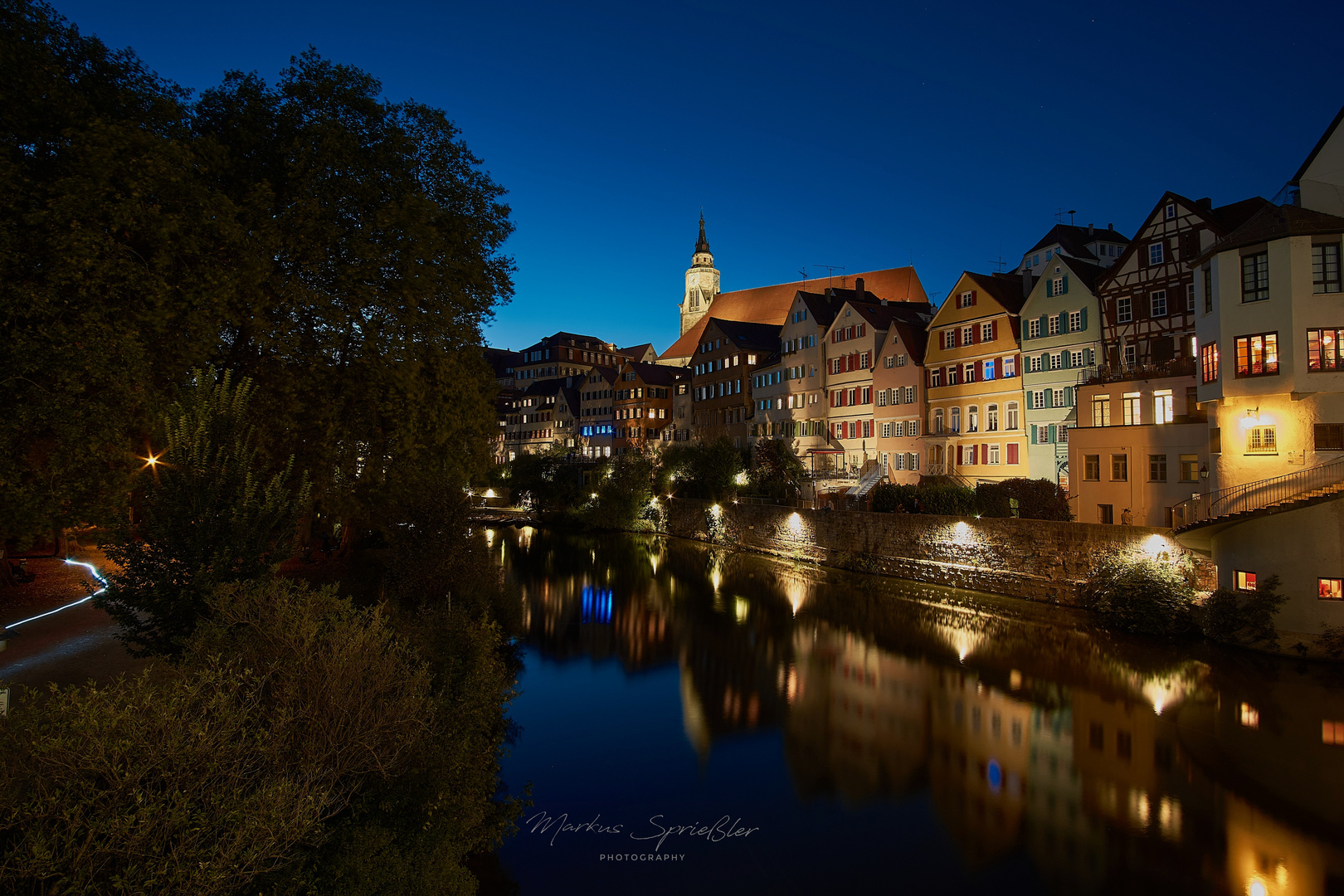 Tübingen blaue Stunde