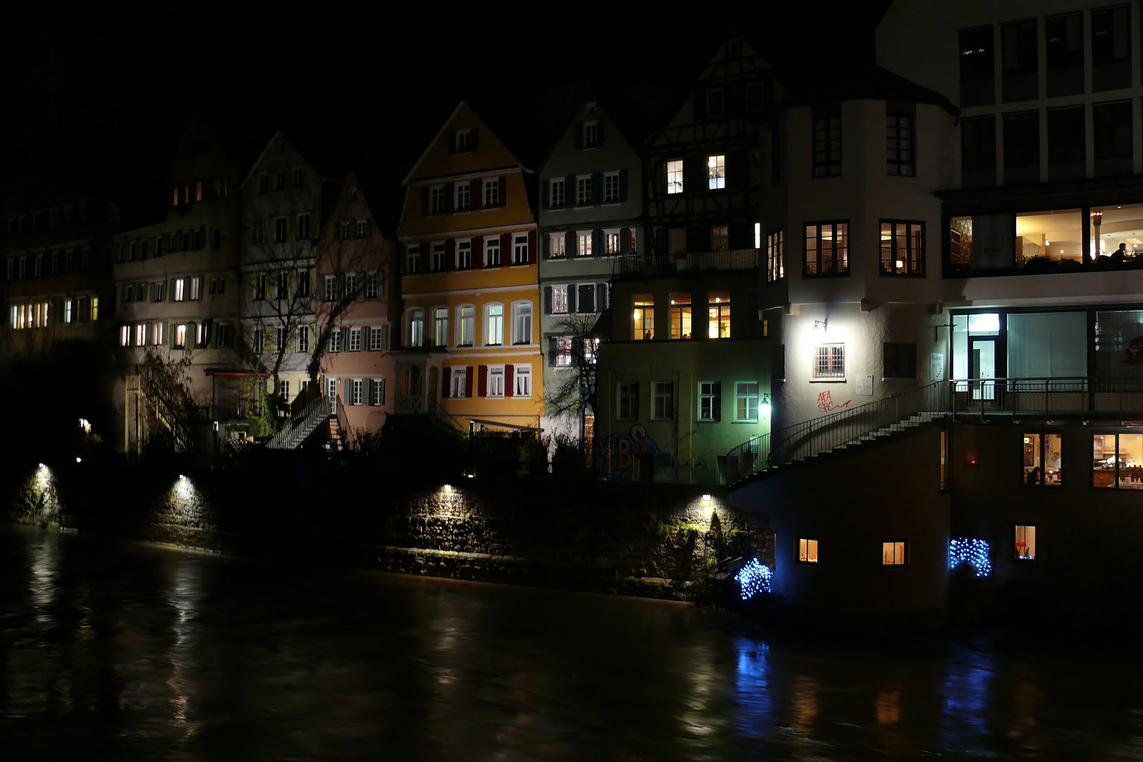 Tübingen - Blick von der Neckarbrücke