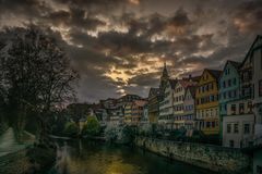 Tübingen im Abendlicht