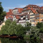 Tübingen, Neckarfront mit dem Hölderlinturm