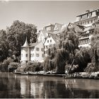 Tübingen: Neckarpartie mit Hölderlinturm