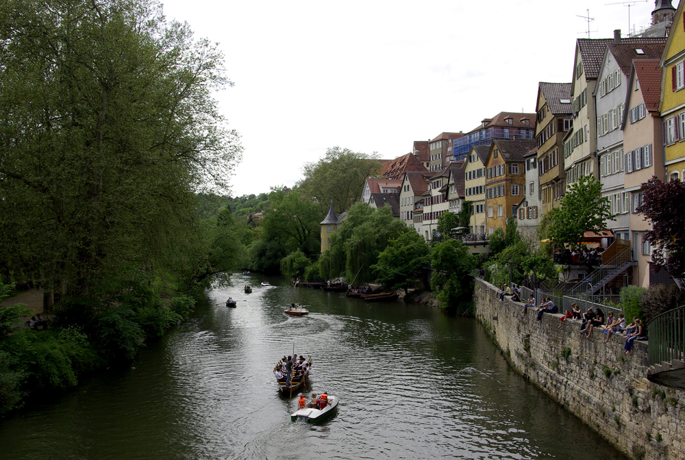 Tübingen - Stocherkahn fahren