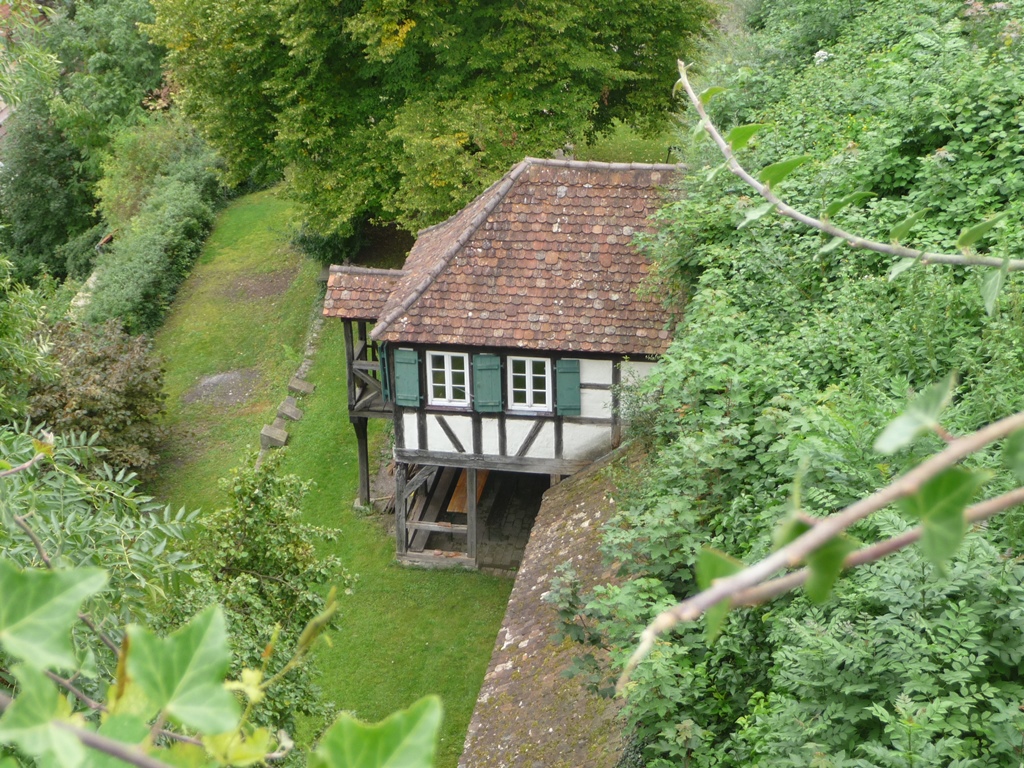 Tübingen unter dem Schloss Hohentübingen