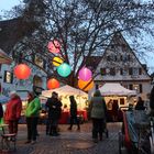 Tübingen, Weihnachtsmarkt, Krumme Brücke