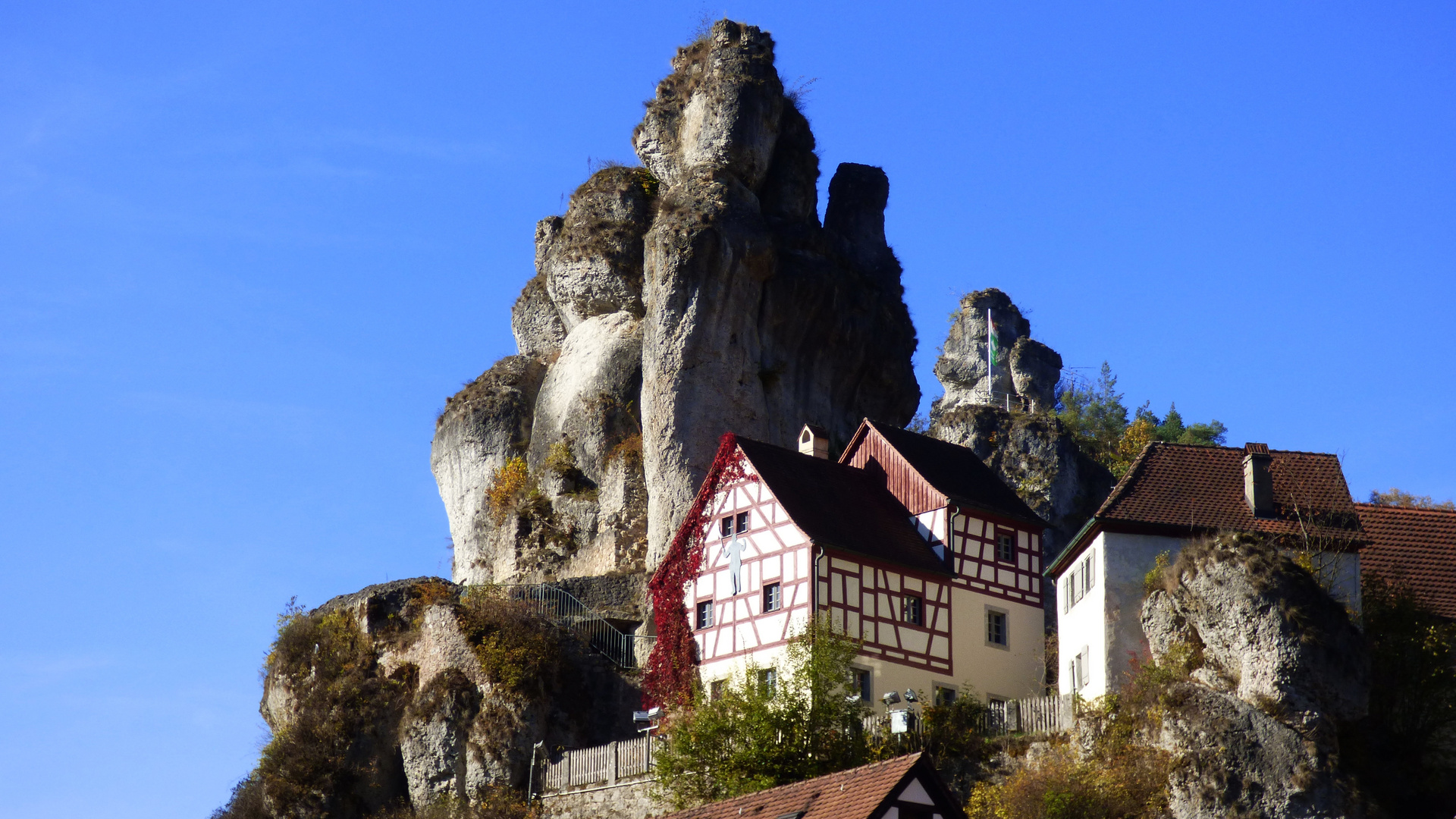 Tüchersfeld ist ein Kirchdorf 