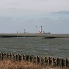 Tümlauer Bucht mit dem Westerhever Leuchtturm