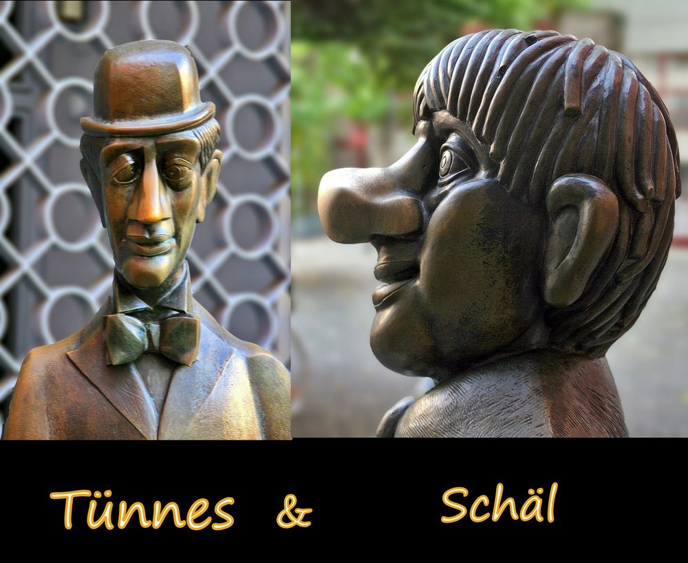 Tünnes und Schäl Bilder: Bringen die Köpfe zum Klingen!