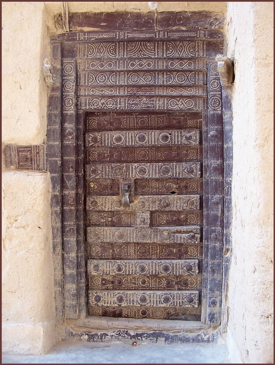 Tür in Al Hadscharain
