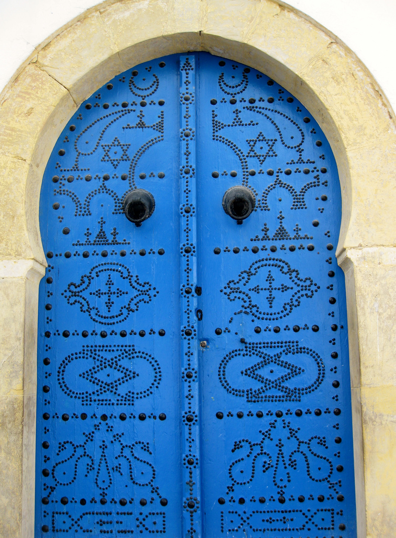 Tür in Sidi Bou Said