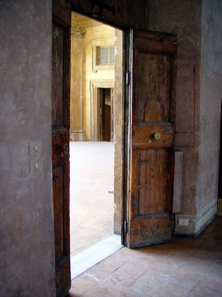 Türe in der Villa Medici
