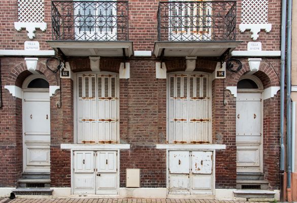 Türen in der Unterstadt von Le Tréport