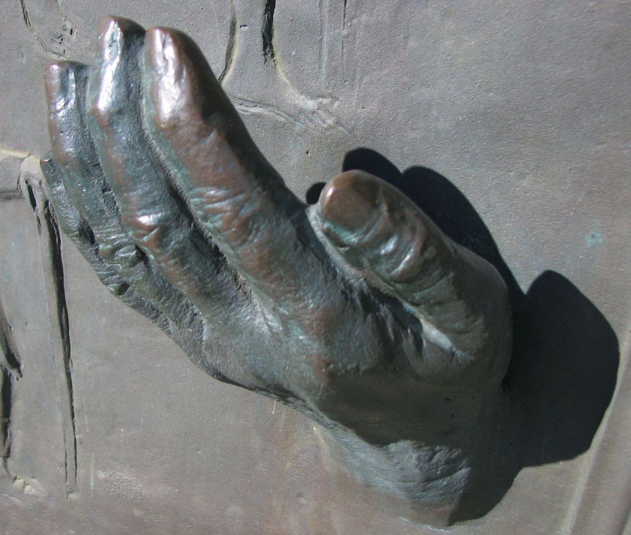 Türgriff am Portal der Marienkirche in Lippstadt