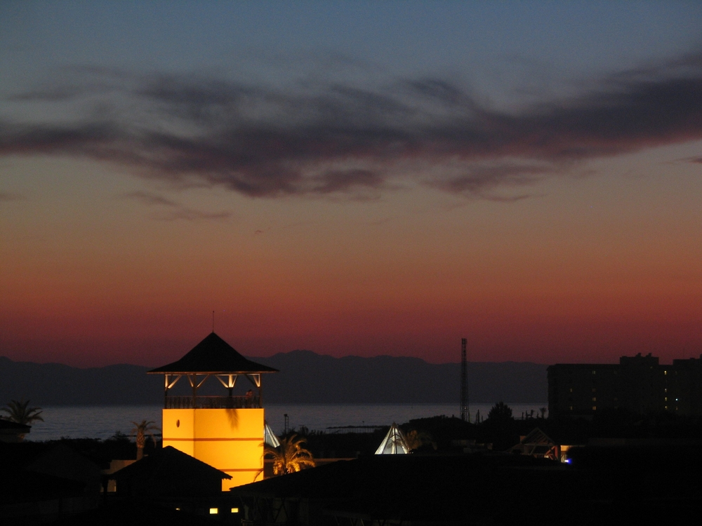 Türkei 2005. Es ist fast schon Nacht...