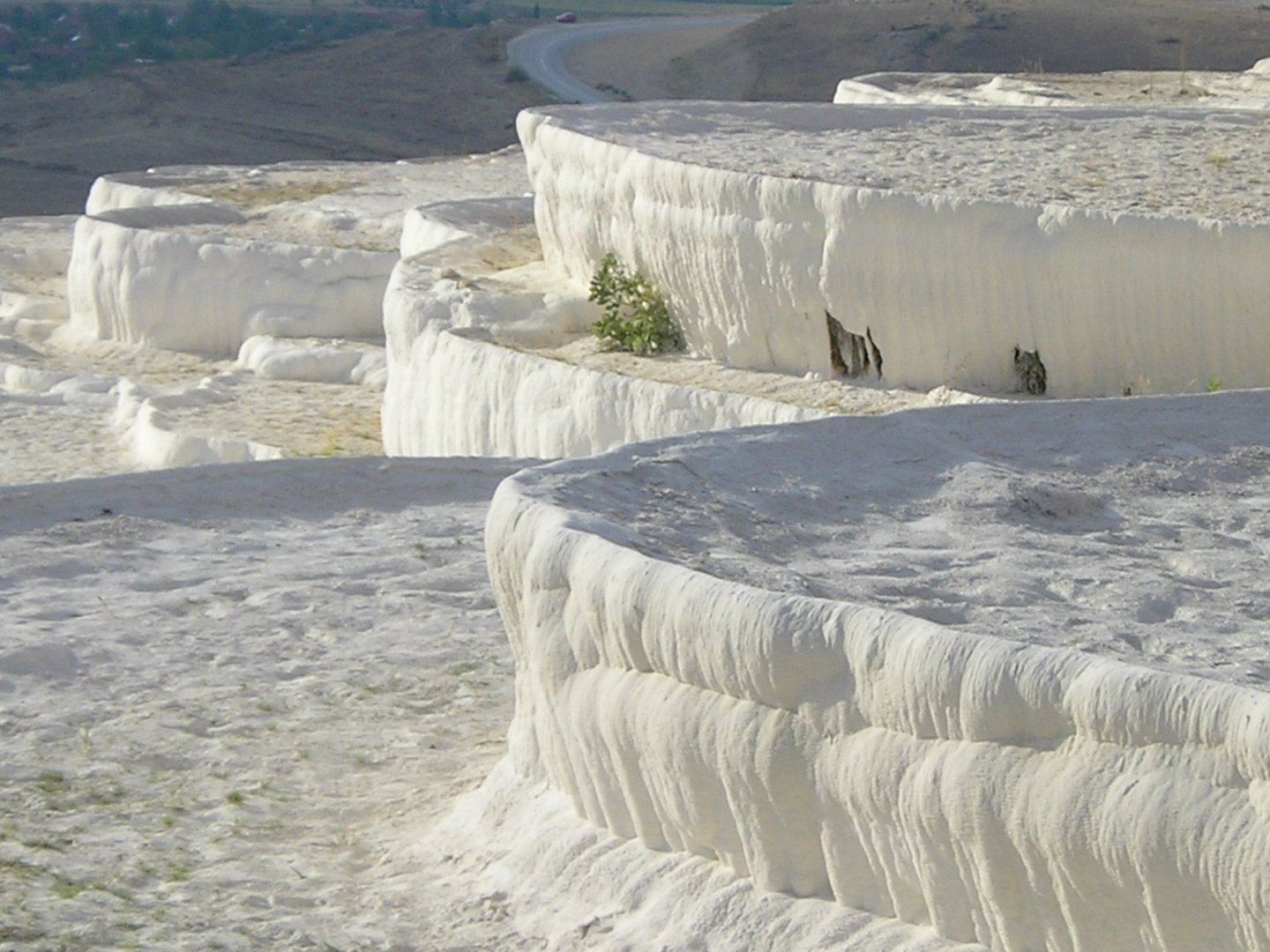 Türkei Pamukkale Kalkterrassen