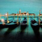 Türkis-blaue Stunde in Venedig