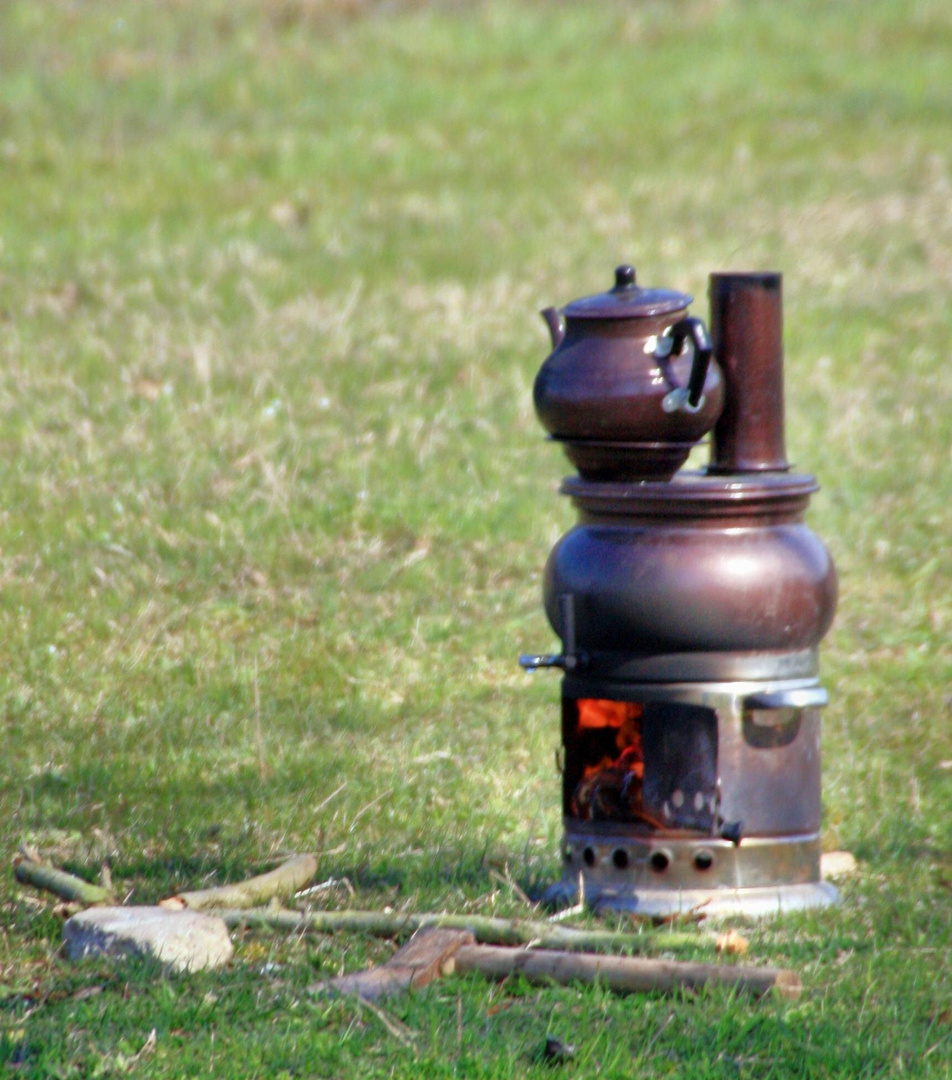 türkisch Tee beim Picknick