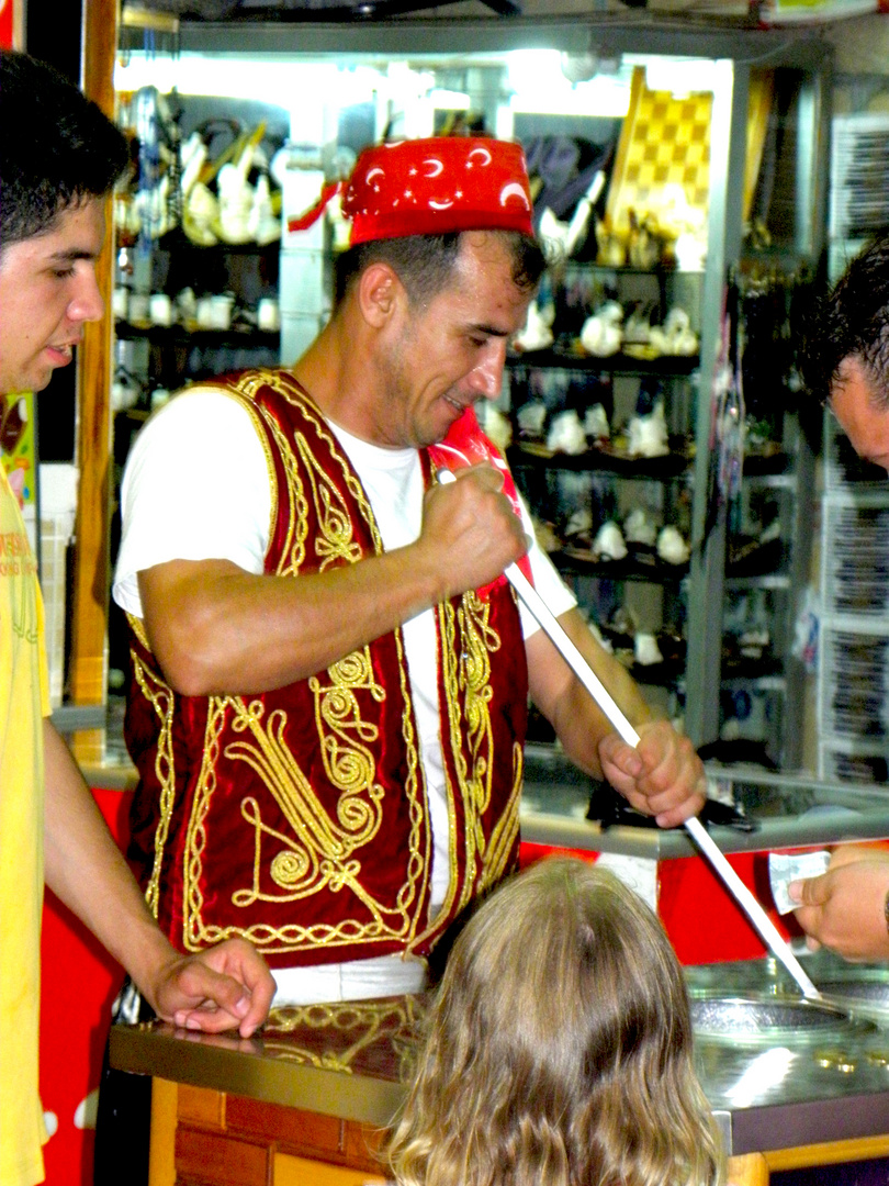 Türkischer Eisverkäufer