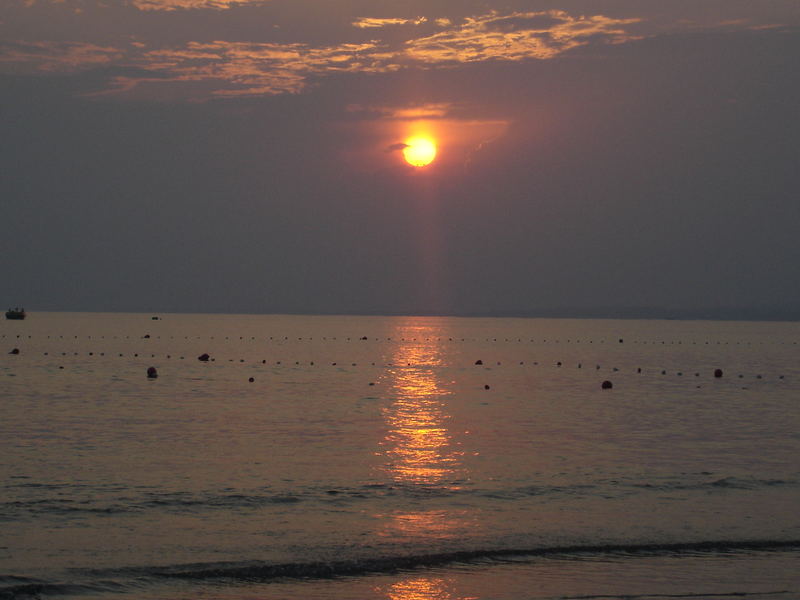 türkischer Sonnenuntergang