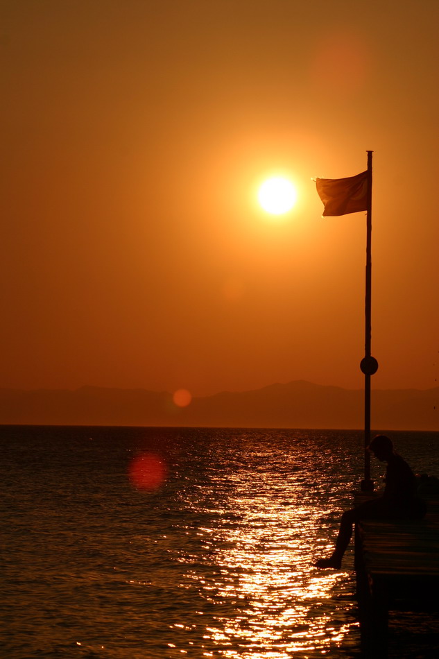 türkischer Sonnenuntergang