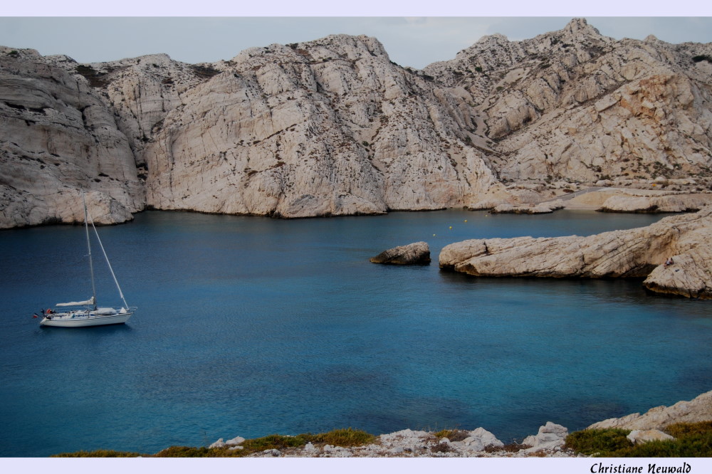 Türkise Bucht, Le Frioul. Insel vor Marseille.