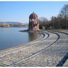 Türmchen am Ufer - Seepark Freiburg