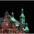 TÜRMCHEN DER SPEICHERSTADT IN HAMBURG