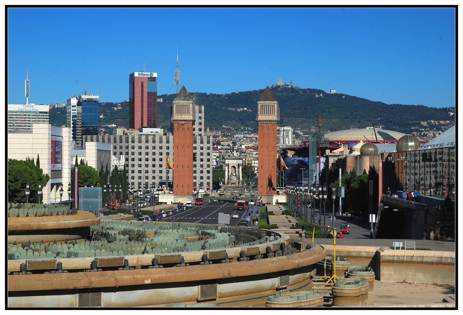 Türme am Plaça d'Espanya