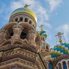 Türme der Auferstehungskirche in St. Petersburg