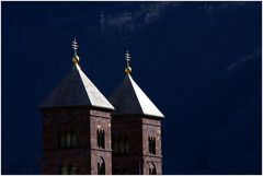 Türme der Herz-Jesu-Kirche in Bozen