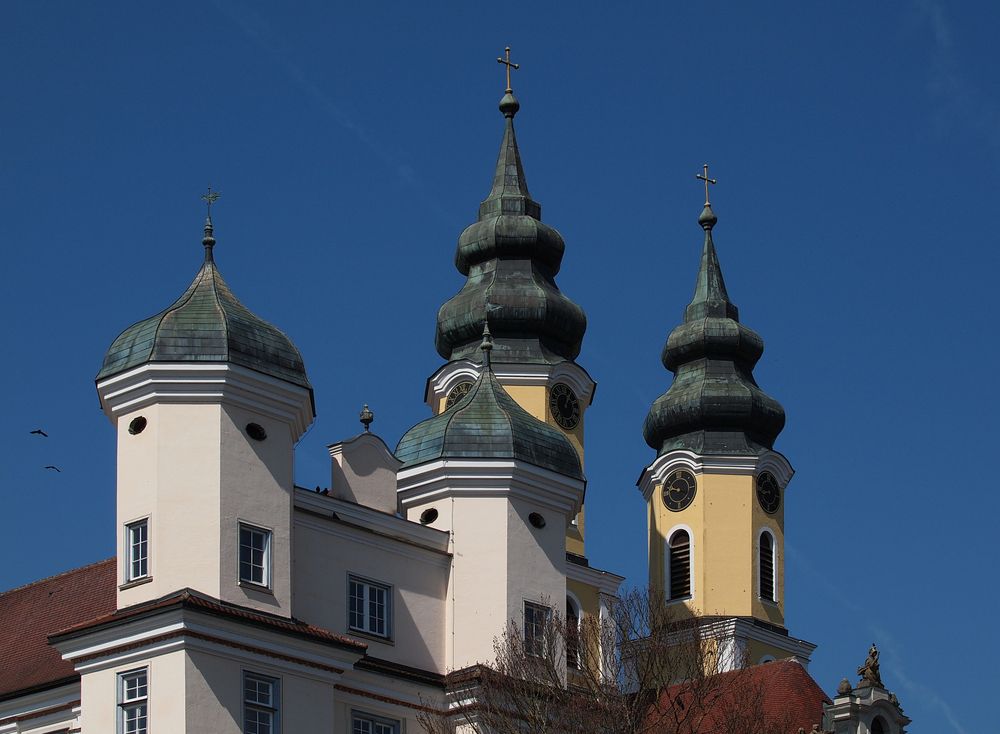 Türme der Klosterkirche Rot an der Rot