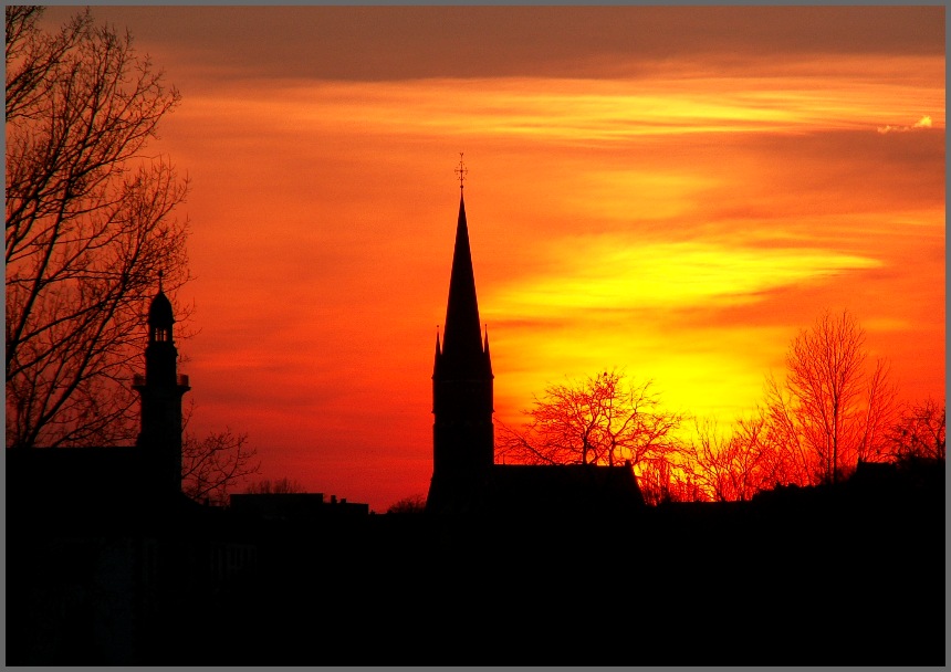 Türme im Abendlicht