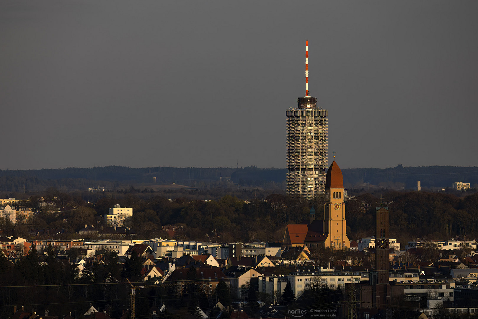 Türme im Abendlicht