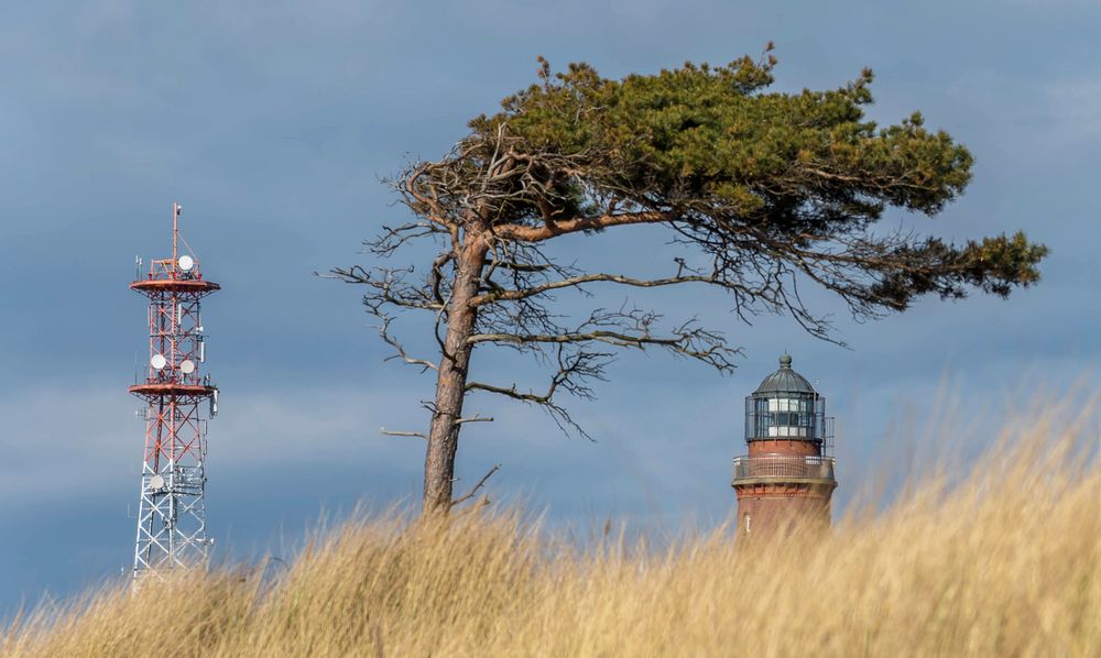 Türme neben und unter Windflüchter