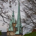 Türme von St. Severi-Kirche und dem Erfurter Dom