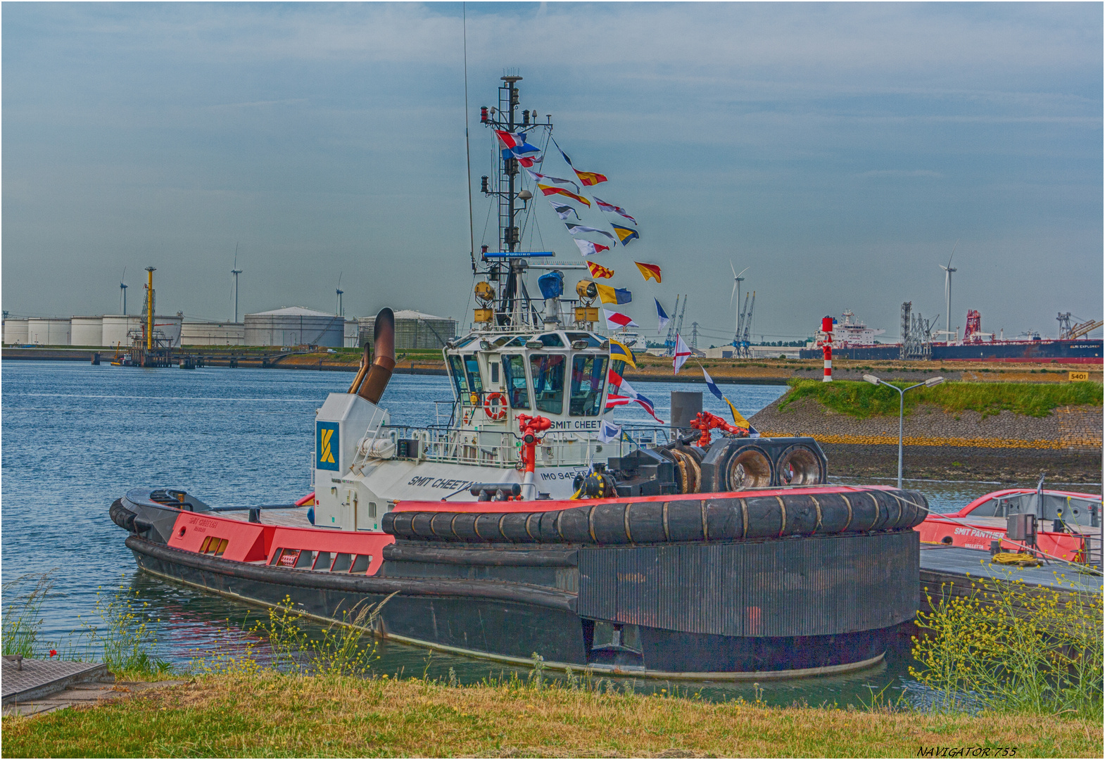 Tug SMIT CHEETAH, Scheurhaven, Rotterdam. / HDR