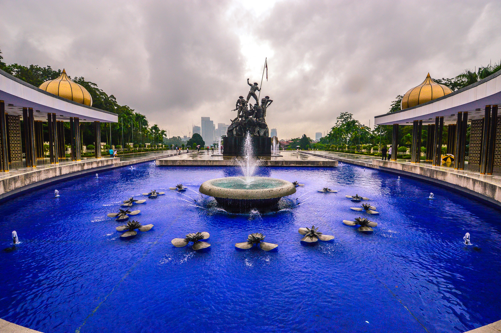 Tugu Negara .Nationaldenkmal von Kuala Lumpur.