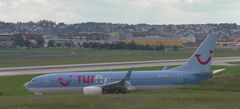 TUI Passagiermachine am Stuttgarter Flughafen