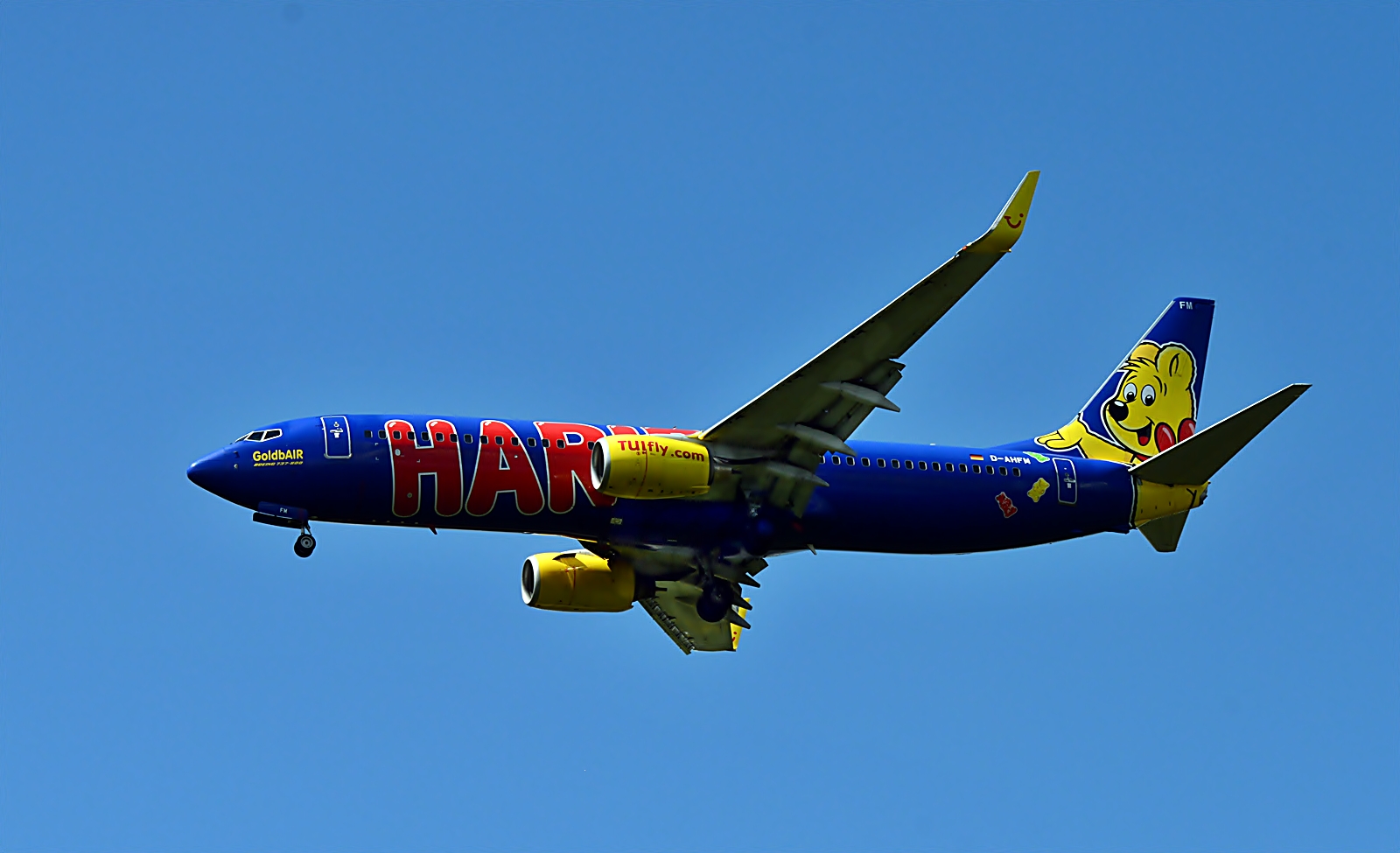 TUIfly - der GoldbAir - HARIBO - Flieger