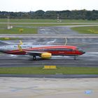 Tuifly mit Deutsche Bahn livery