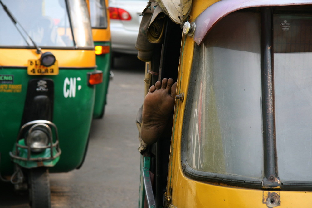 Tuk Tuk in New Delhi ( Indien )