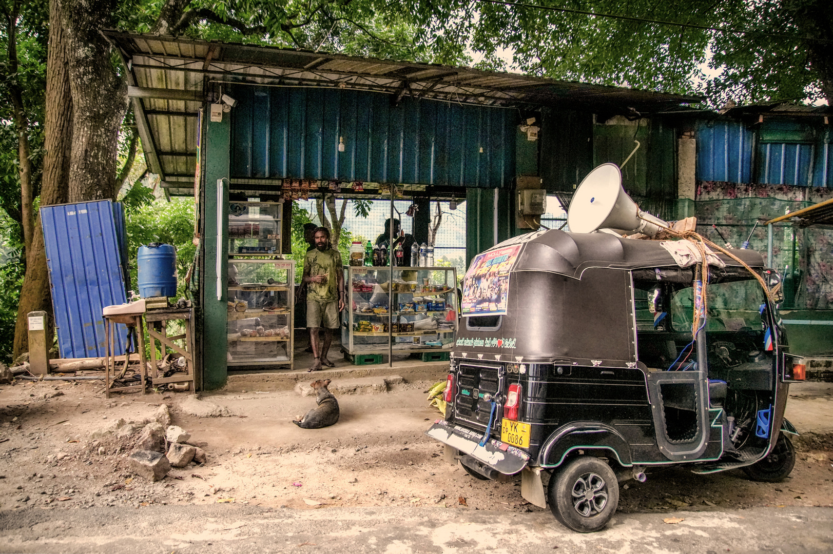 Tuk Tuk mit Soundanlage...