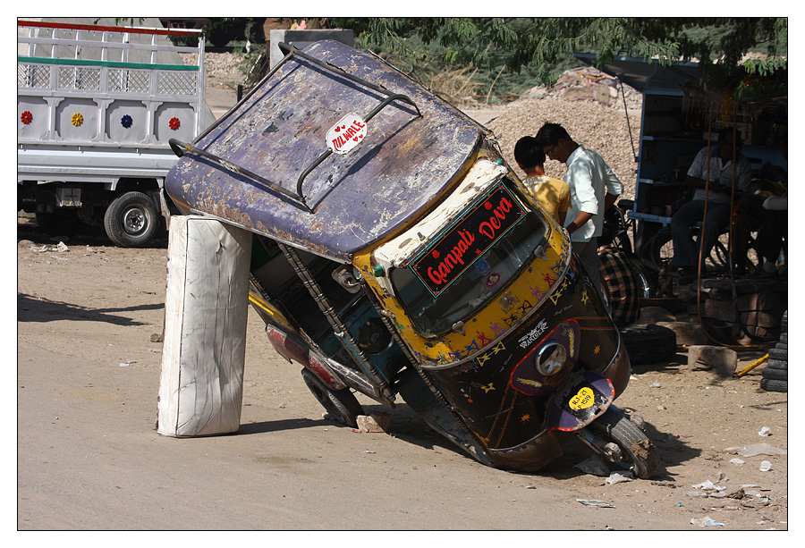 Tuk Tuk Radwechsel