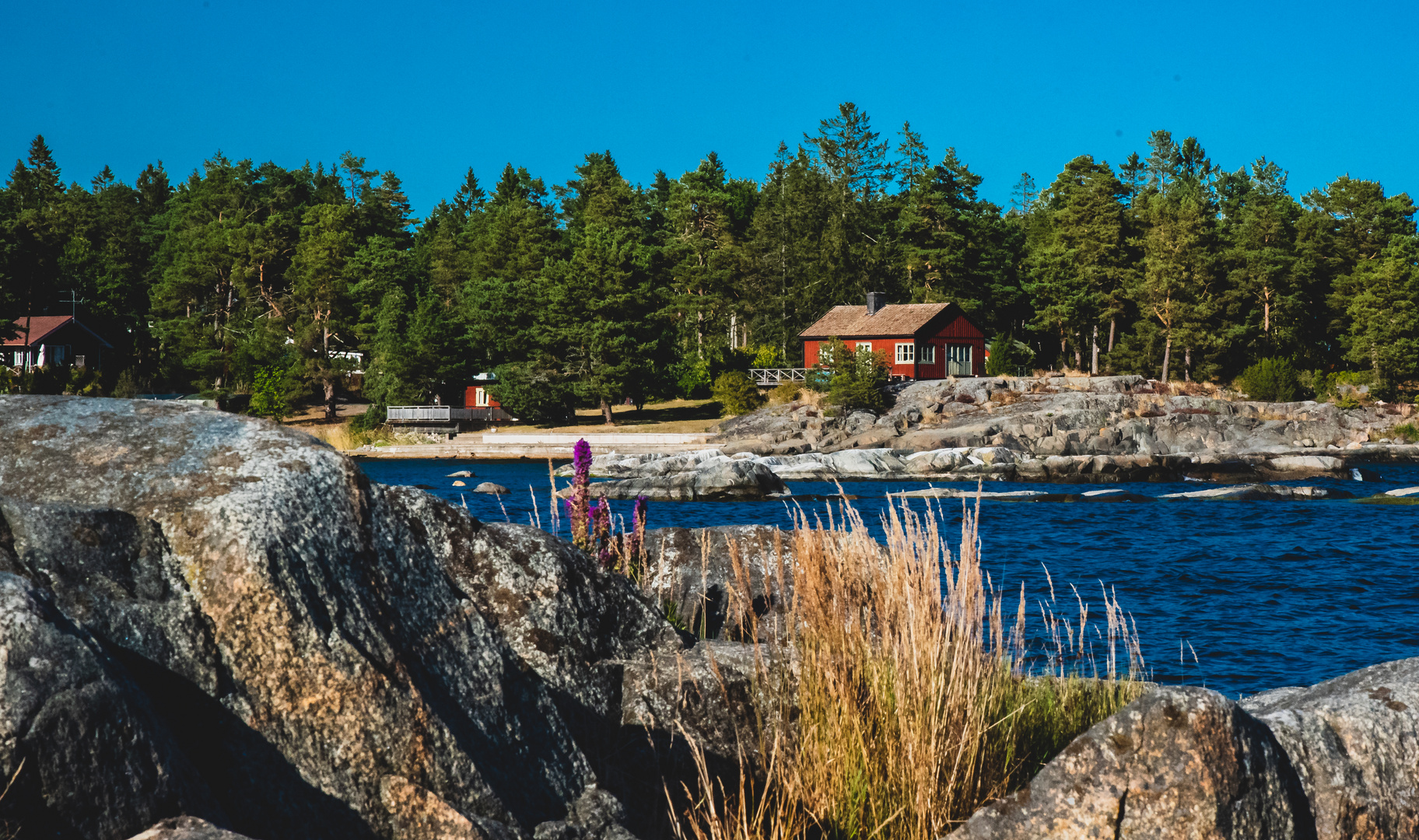 Tullviksbäcken Naturreservat in der Nähe von Grisslehamn.