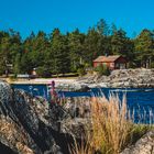 Tullviksbäcken Naturreservat in der Nähe von Grisslehamn.